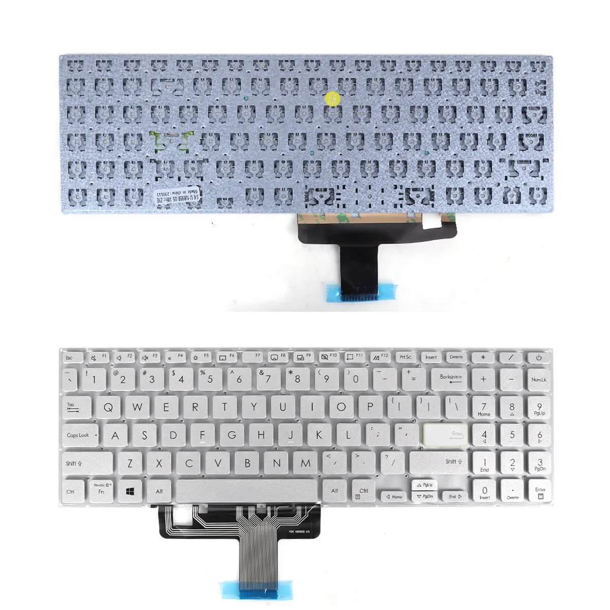 Picture of Laptop US keyboard for Asus X521FA X521FL X521EA X521EQ X521UA X521IA X521JQ S533F S533FA SILVER (Win8)